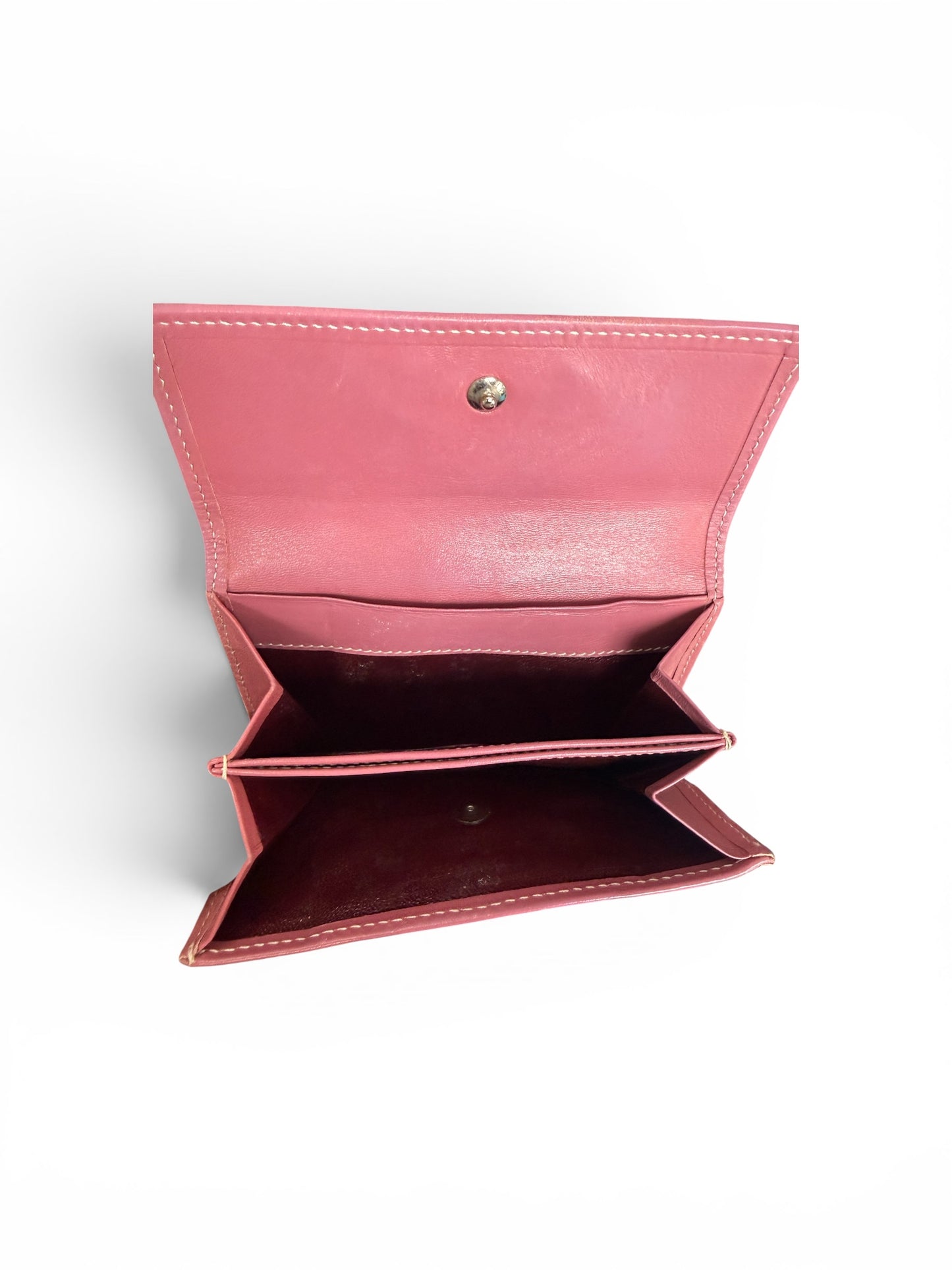 Burberry Nova Check Compact Wallet Pink Trim