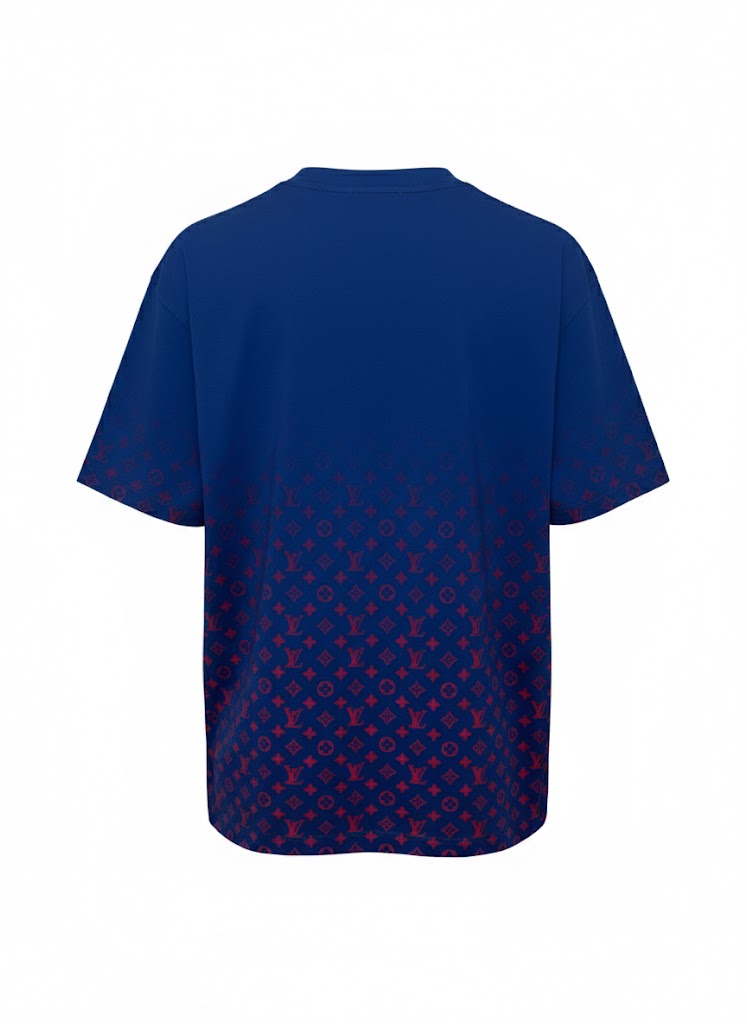 Louis Vuitton Monogram Gradient T-Shirt Blue