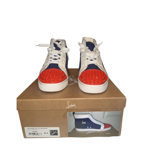 Christian Louboutin Lou Spikes high-top sneakers Size 43.5 (10.5 Men’s)