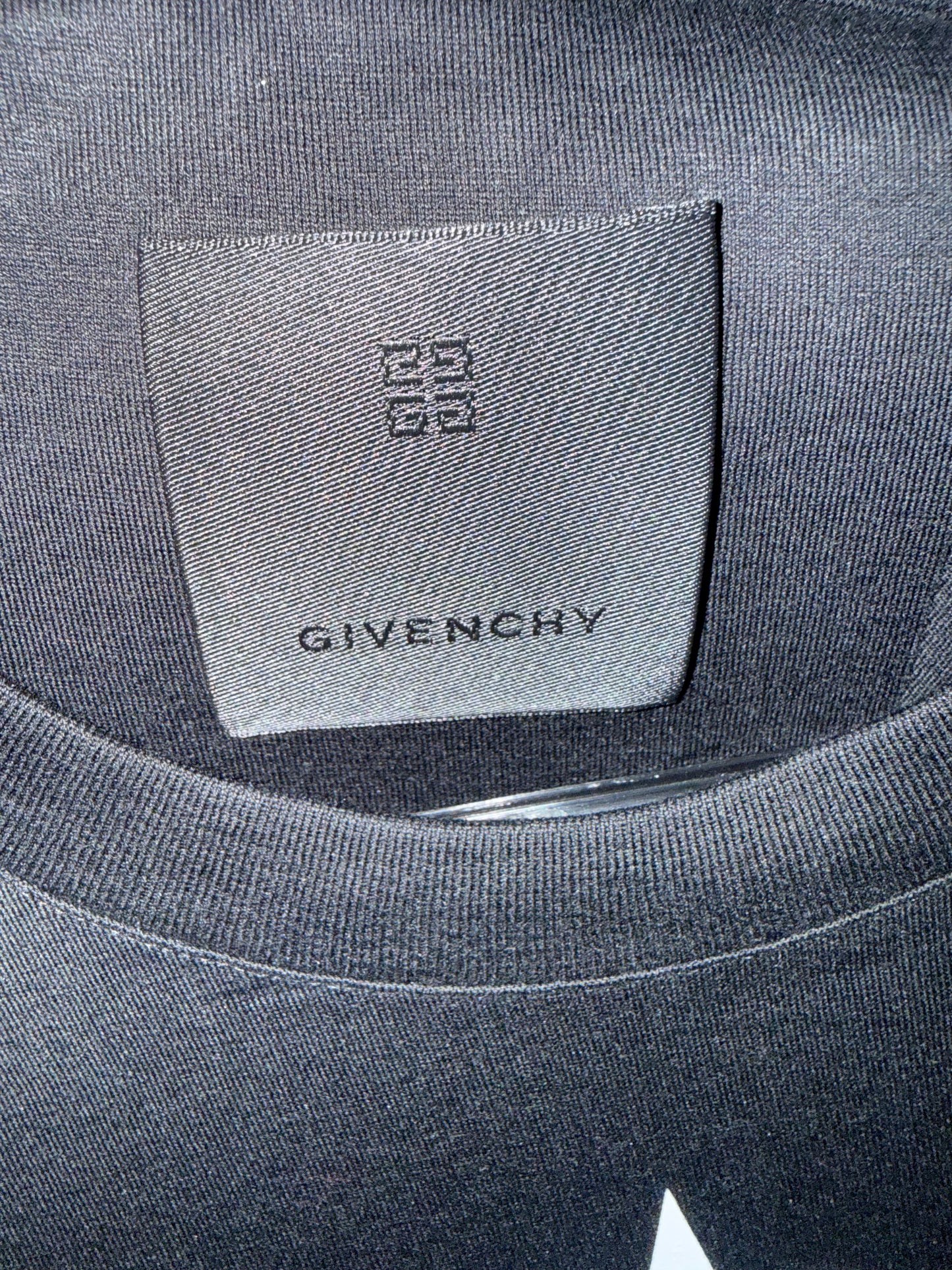 Givenchy Black Graphic Layered T-Shirt Menâ€™s Designer Long Sleeve Streetwear Tee Size Small
