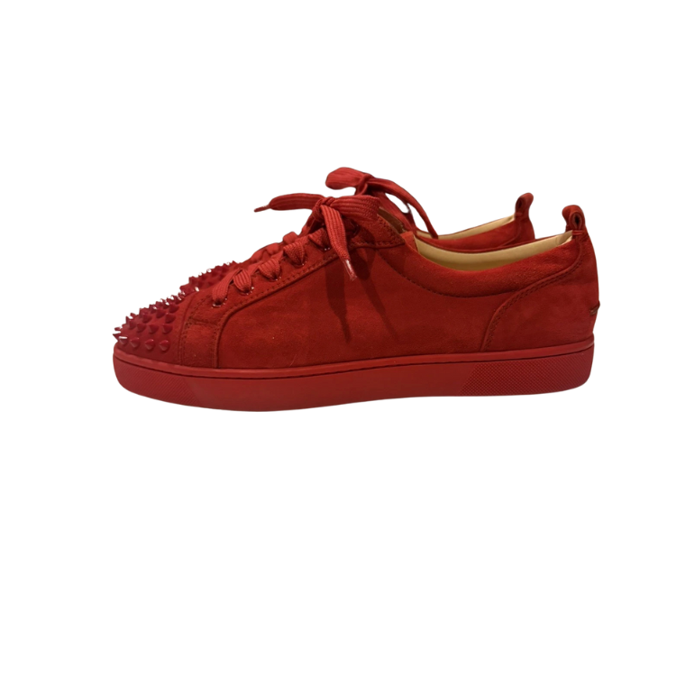 Christian Louboutin Louis Junior Spikes sneakers in Loubi red Sz 43.5 authentic