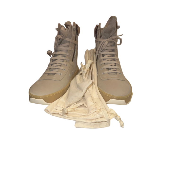 Fear of God Grey Jungle High Top Sneakers Size 42