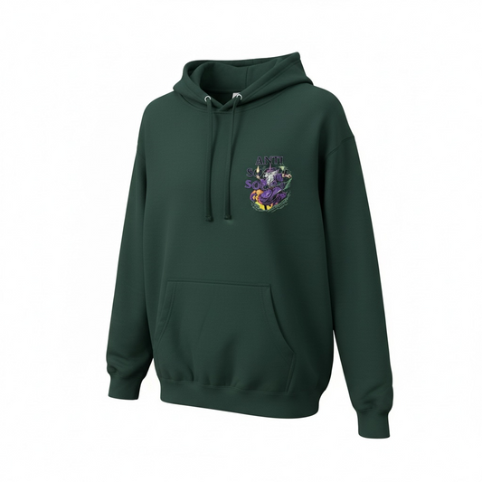 Anti Social Social Club "Slay Till Death" hoodie featuring Skotizo from RuneScape New!