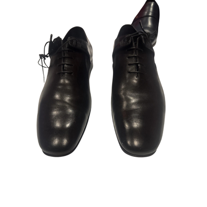 Louis Vuitton Damier Infini Black Leather Dress Shoes Size 9 Men's