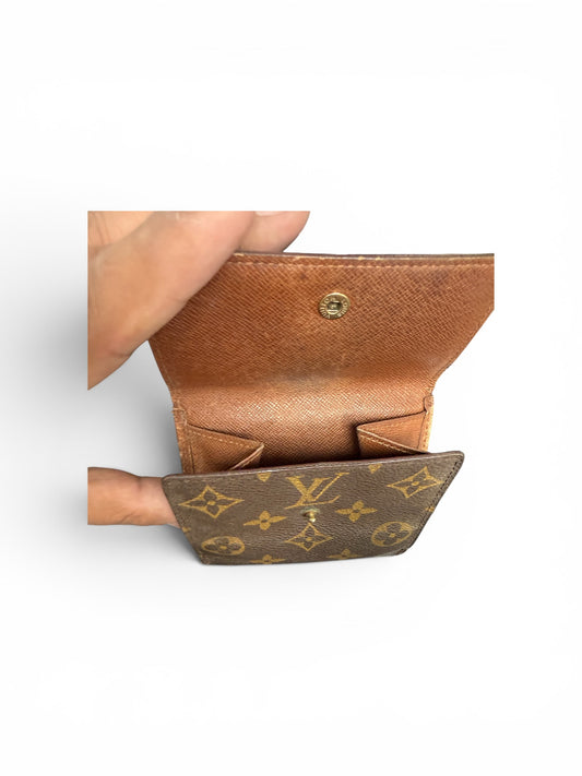 Louis Vuitton Monogram Canvas Elise Compact Wallet â€“ Brown