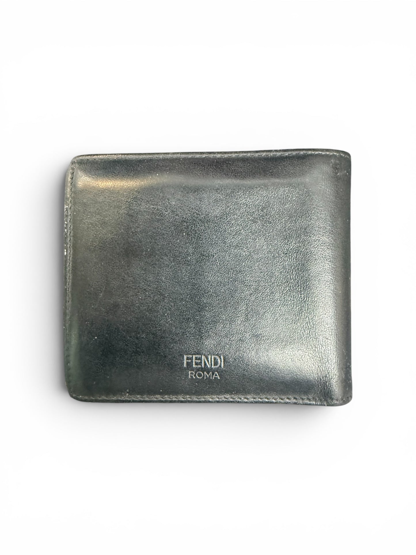 Fendi Monster Eyes Leather Wallet â€“ Black
