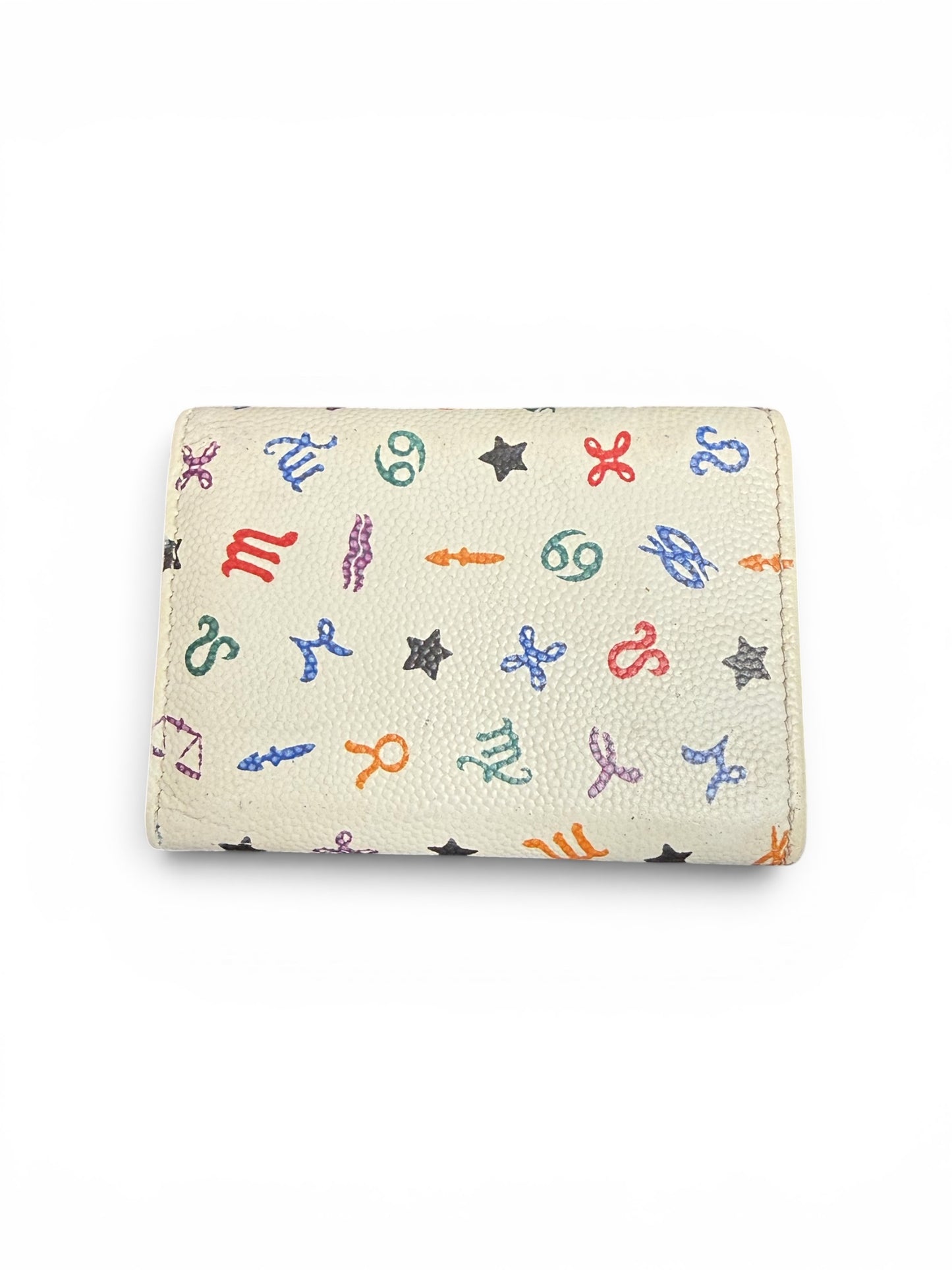Louis Vuitton Multicolore Monogram Trifold Wallet White