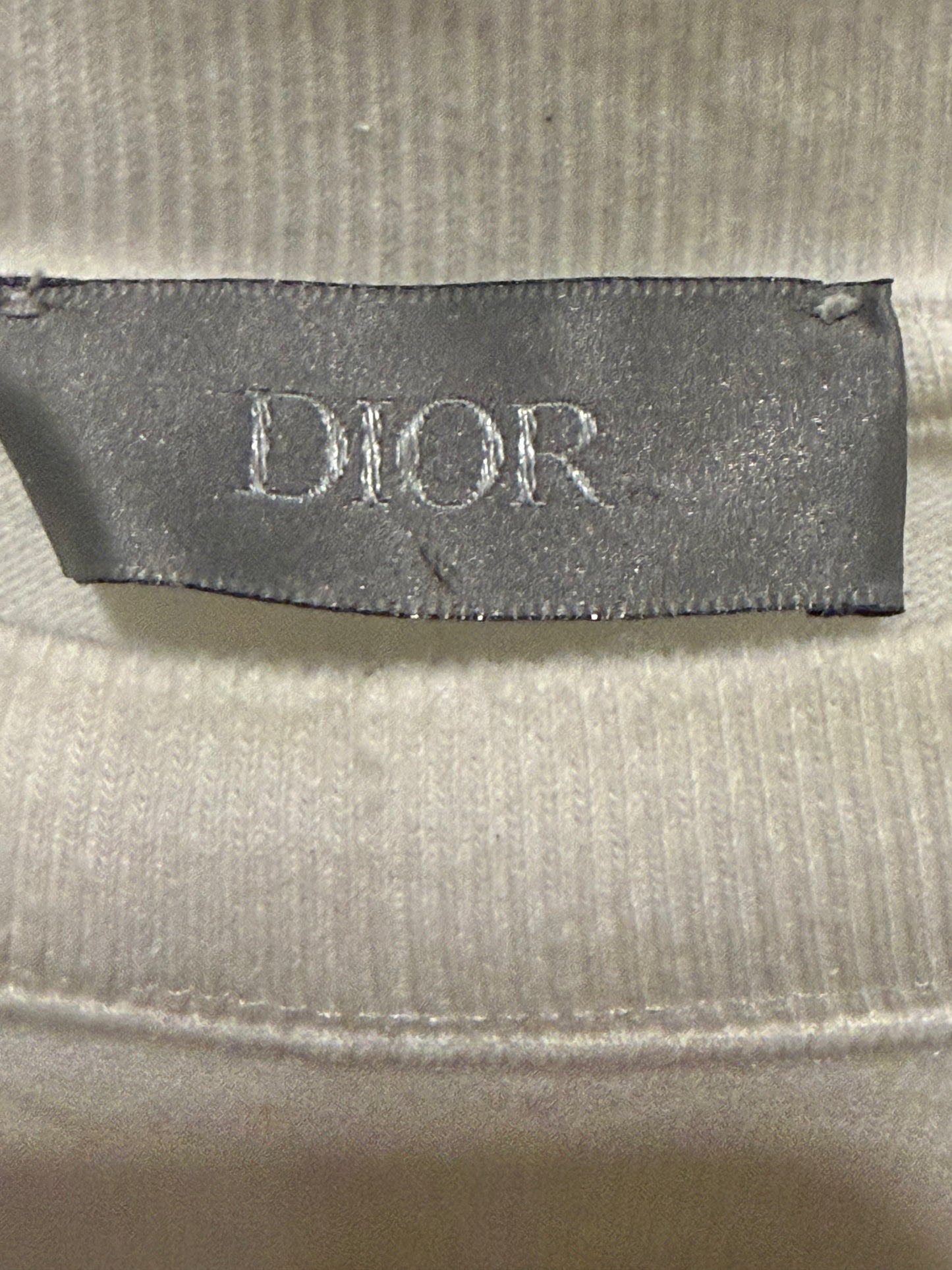 Dior White Saddle Bag Graphic T-Shirt Menâ€™s Designer Logo Tee Short Sleeve Size XXL