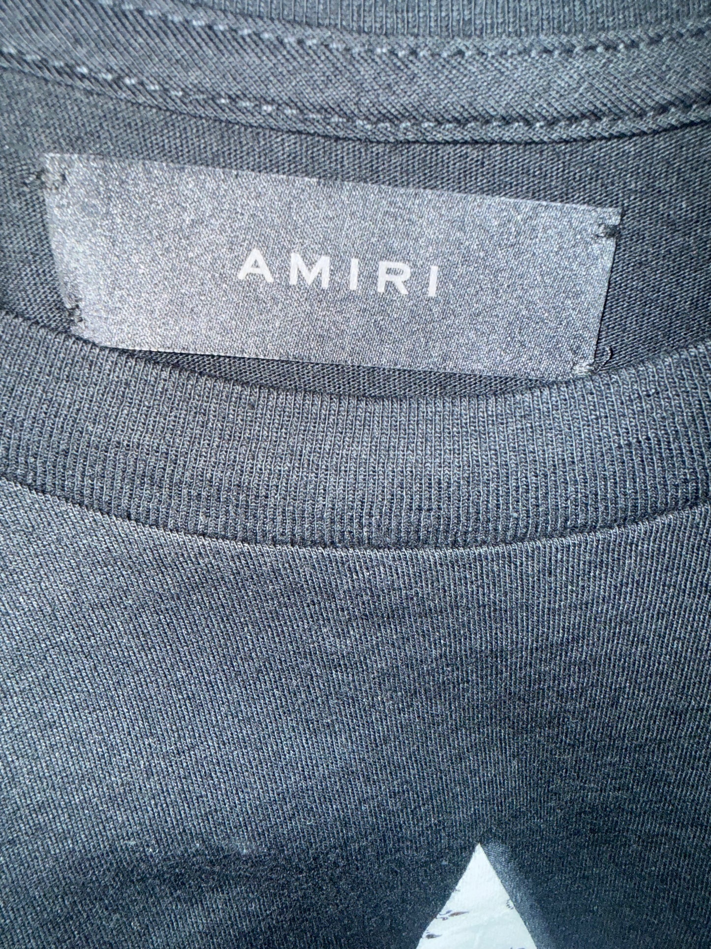 Amiri Black Bandana Stars T-Shirt Menâ€™s Designer Graphic Tee Size Small