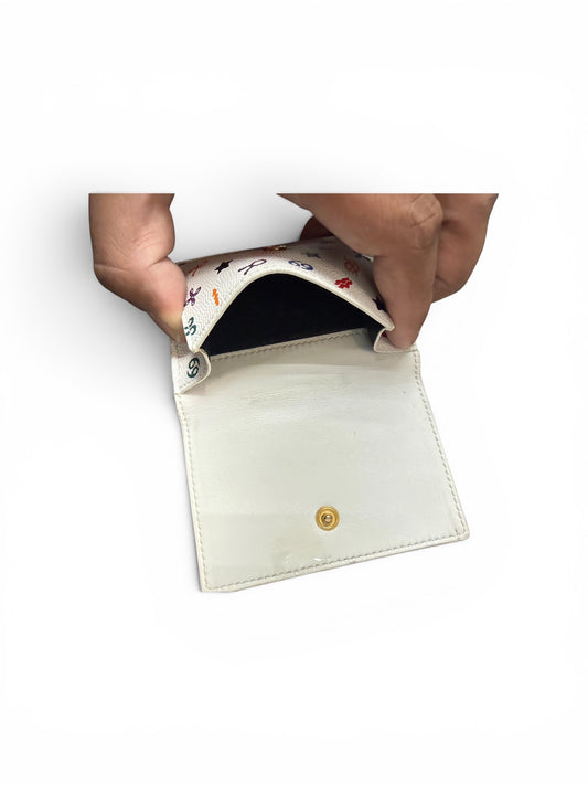 Louis Vuitton Multicolore Monogram Trifold Wallet White