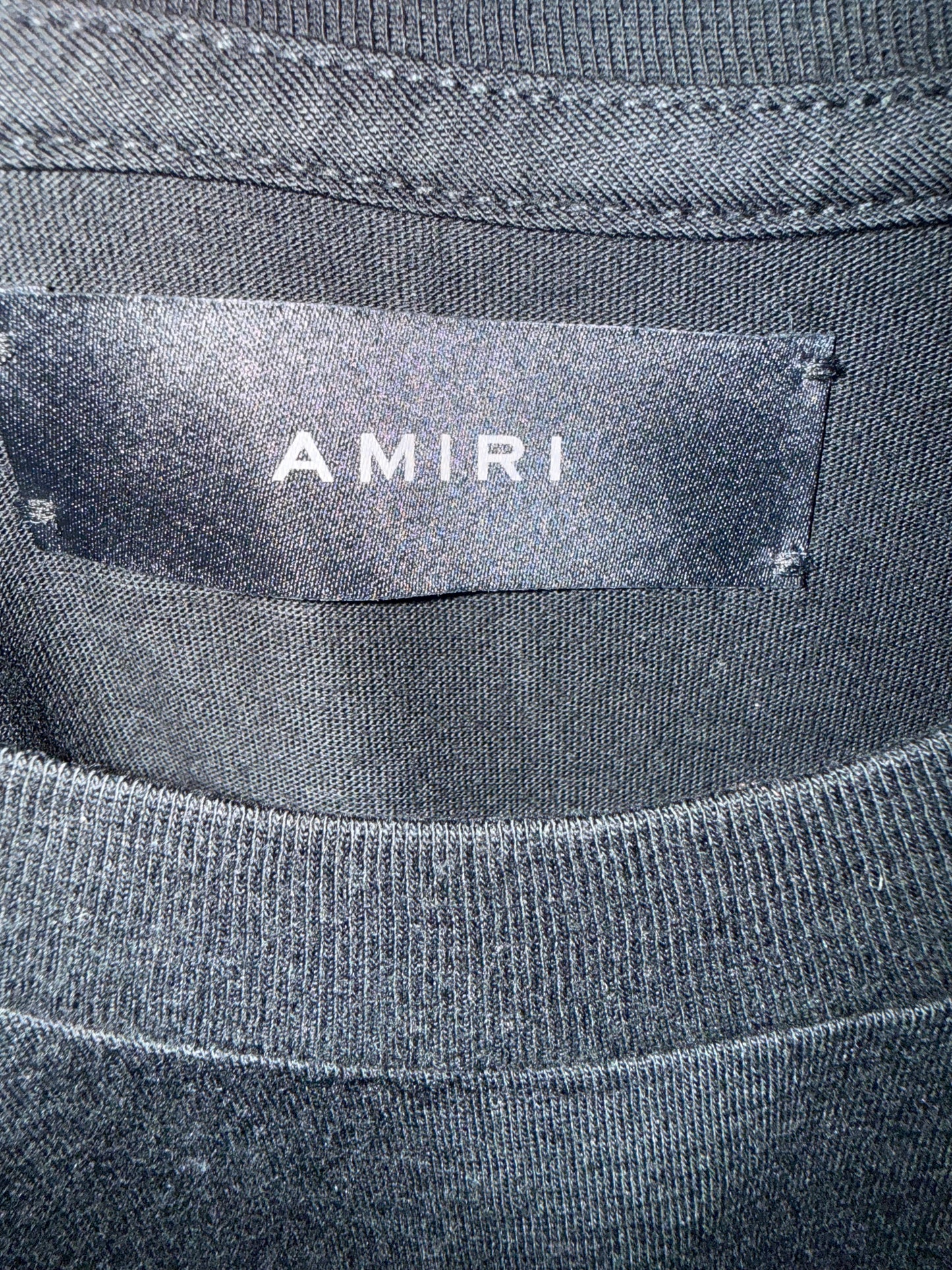 Amiri Black Logo T-Shirt Small Chest Logo Tee Menâ€™s NEW! Size Medium