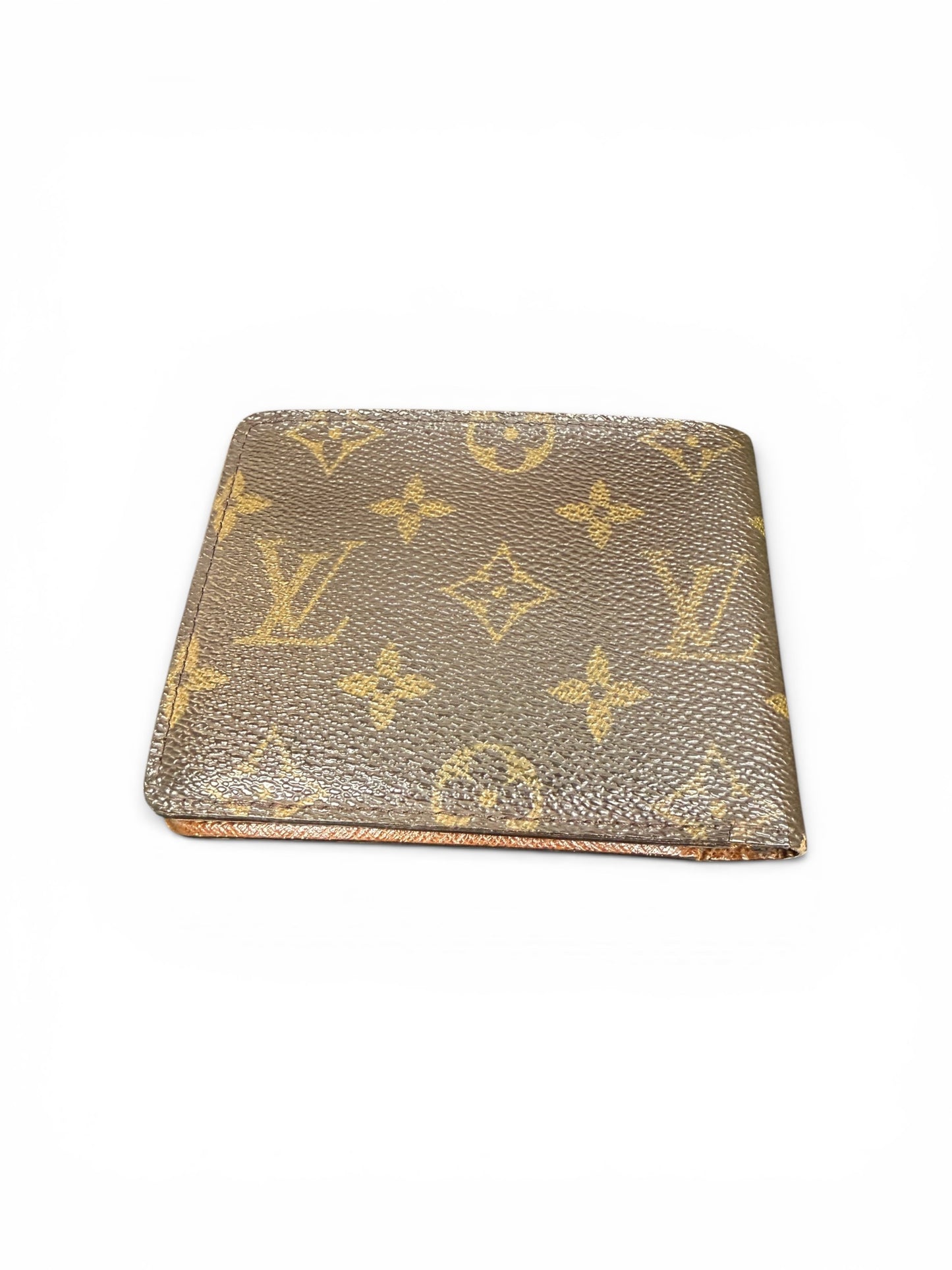 Louis Vuitton Monogram Canvas Bi-Fold Wallet Brown