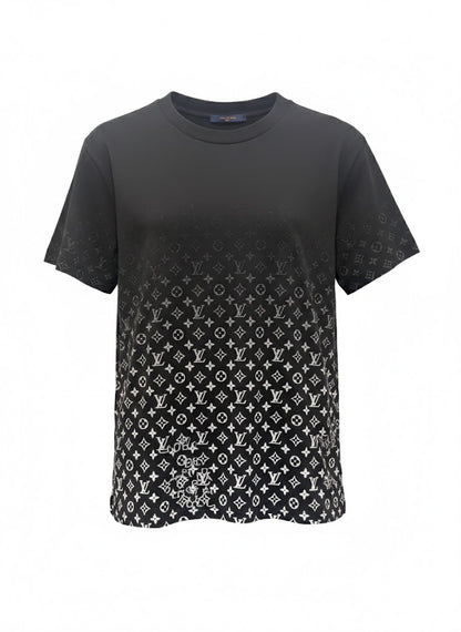 Louis Vuitton Black Monogram Gradient T-Shirt size XXL