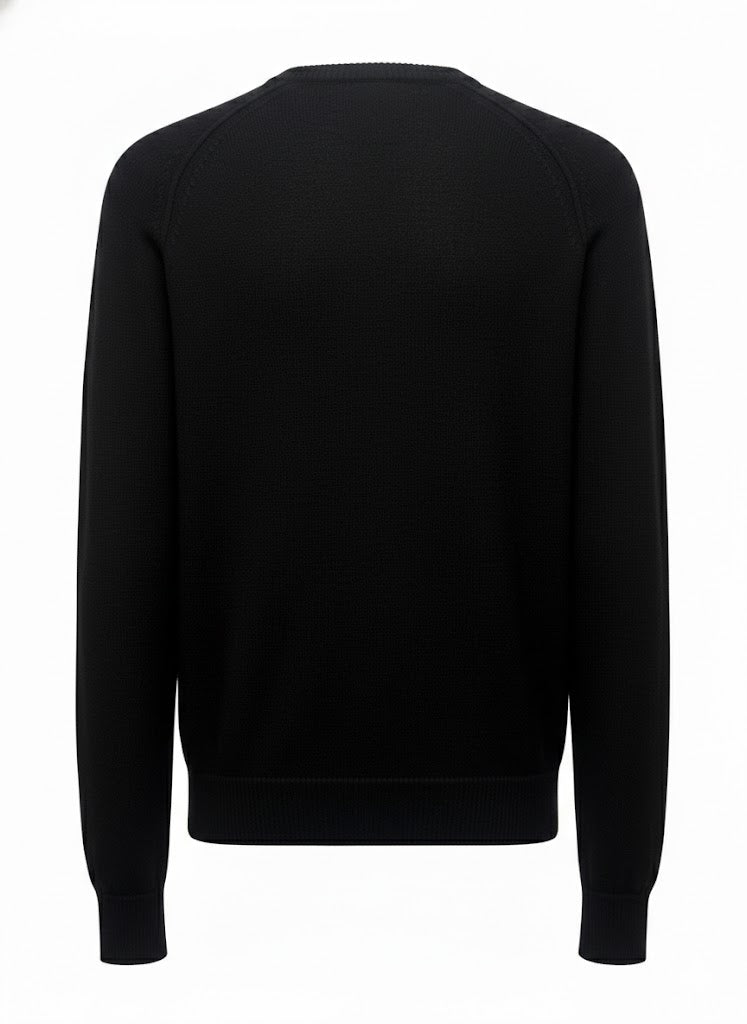 AMIRI Crocodile Logo Crewneck Sweatshirt Black Size Medium