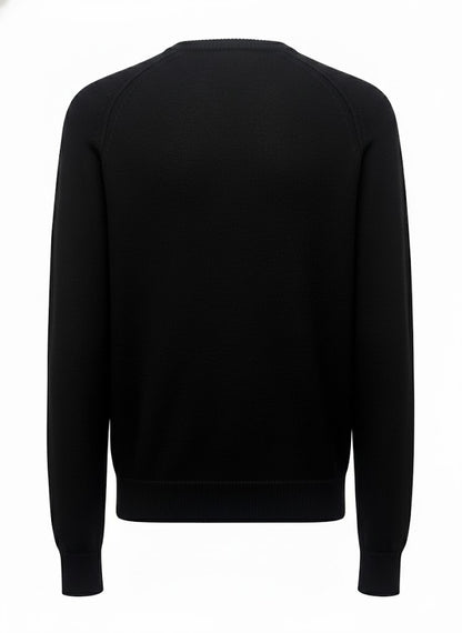AMIRI Crocodile Logo Crewneck Sweatshirt Black Size Medium