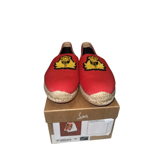 Christian Louboutin espadrille flats size 43 (10 men’s)