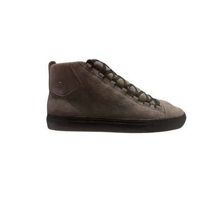 Balenciaga Arena High 'Grey Black' suede sneakers Size 43 (10 Men’s)