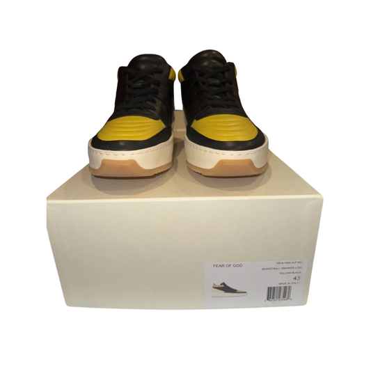 Fear of God Basketball Mid 'Yellow Black' Size 43 Brand New (10 Mens)