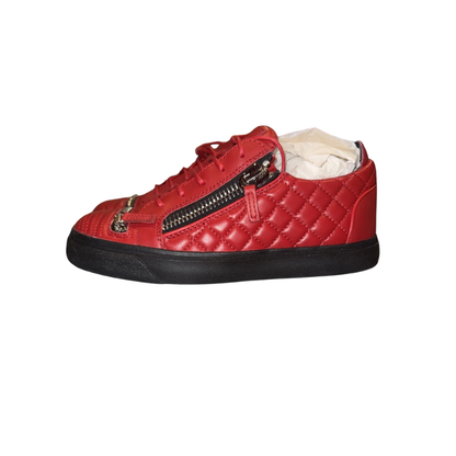 Giuseppe Zanotti Dylan Quilted Zip Leather Sneakers Size 43.5 (10.5 Men's)