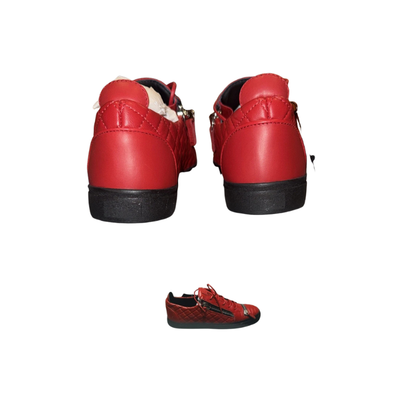 Giuseppe Zanotti Dylan Quilted Zip Leather Sneakers Size 43.5 (10.5 Men's)