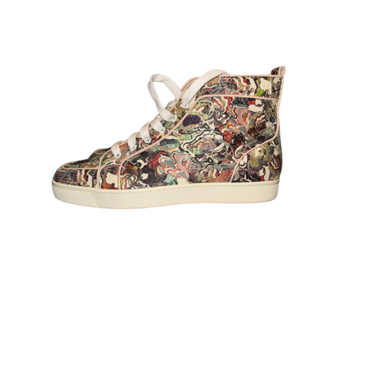 Christian Louboutin Rantus Orlato high-top sneakers Size 43.5 Python!