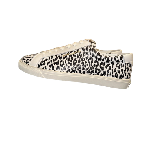 Saint Laurent Andy 'Perforated - Animalier' low-top sneakers leather Size 43!