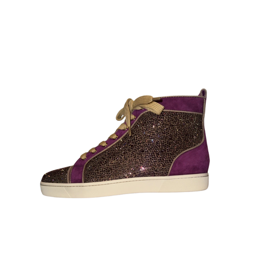 Christian Louboutin Louis Men’s Strass high-top sneakers Size 43,5