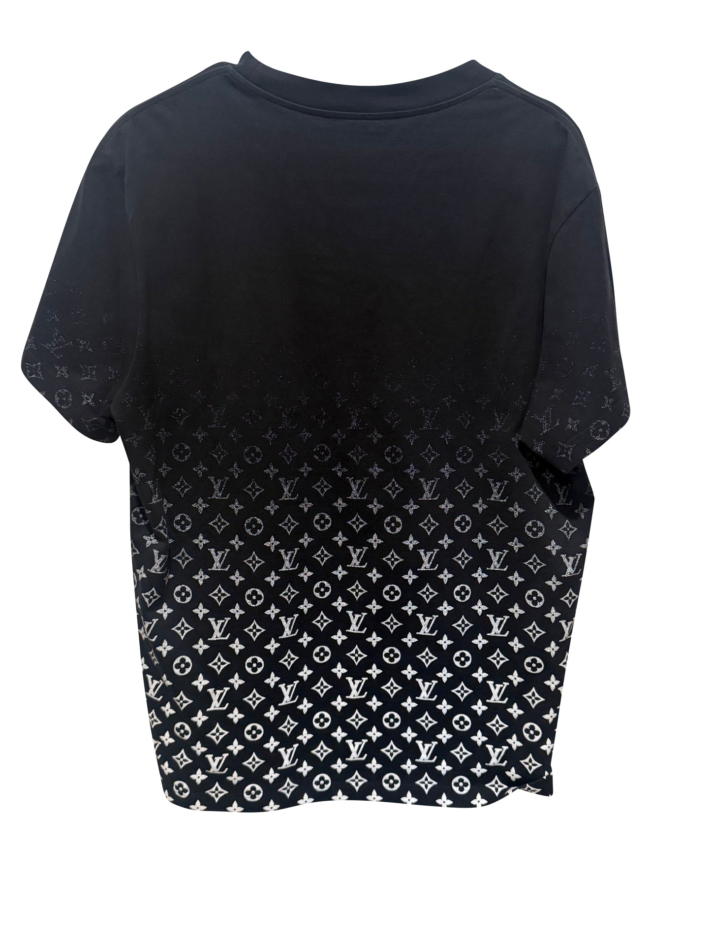 Louis Vuitton Black Monogram Gradient T-Shirt size XXL