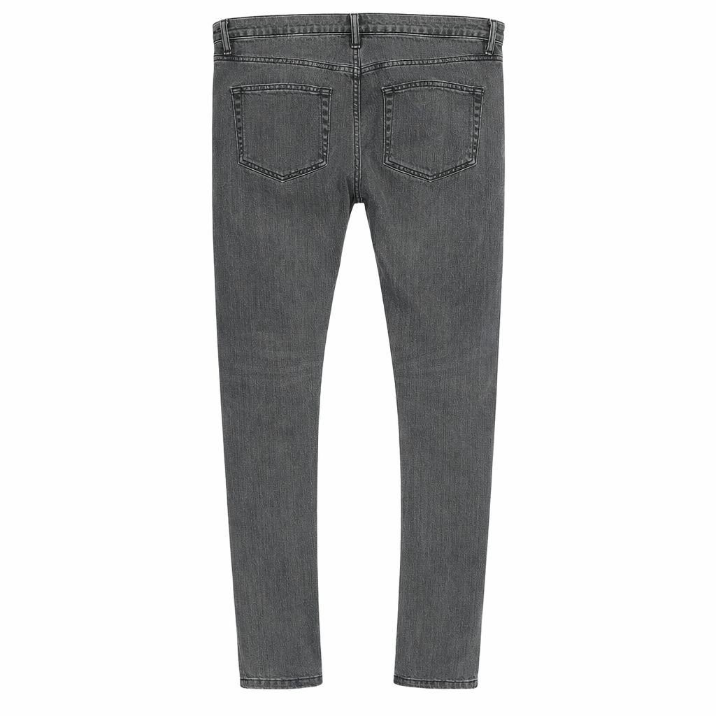 Saint Laurent Paris Grey Skinny Stretch Jeans Slim Fit Denim